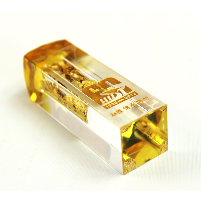華中科技大學(xué)紀念品 送高檔禮品 60周年校慶典藏金箔印章